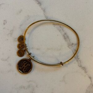 Alex and Ani K Gold Bracelet